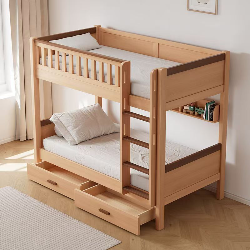 ！@Nature Oak Wooden Bunk Bed W - đánh giá và giá Bunk Bed With Stairs And Slide