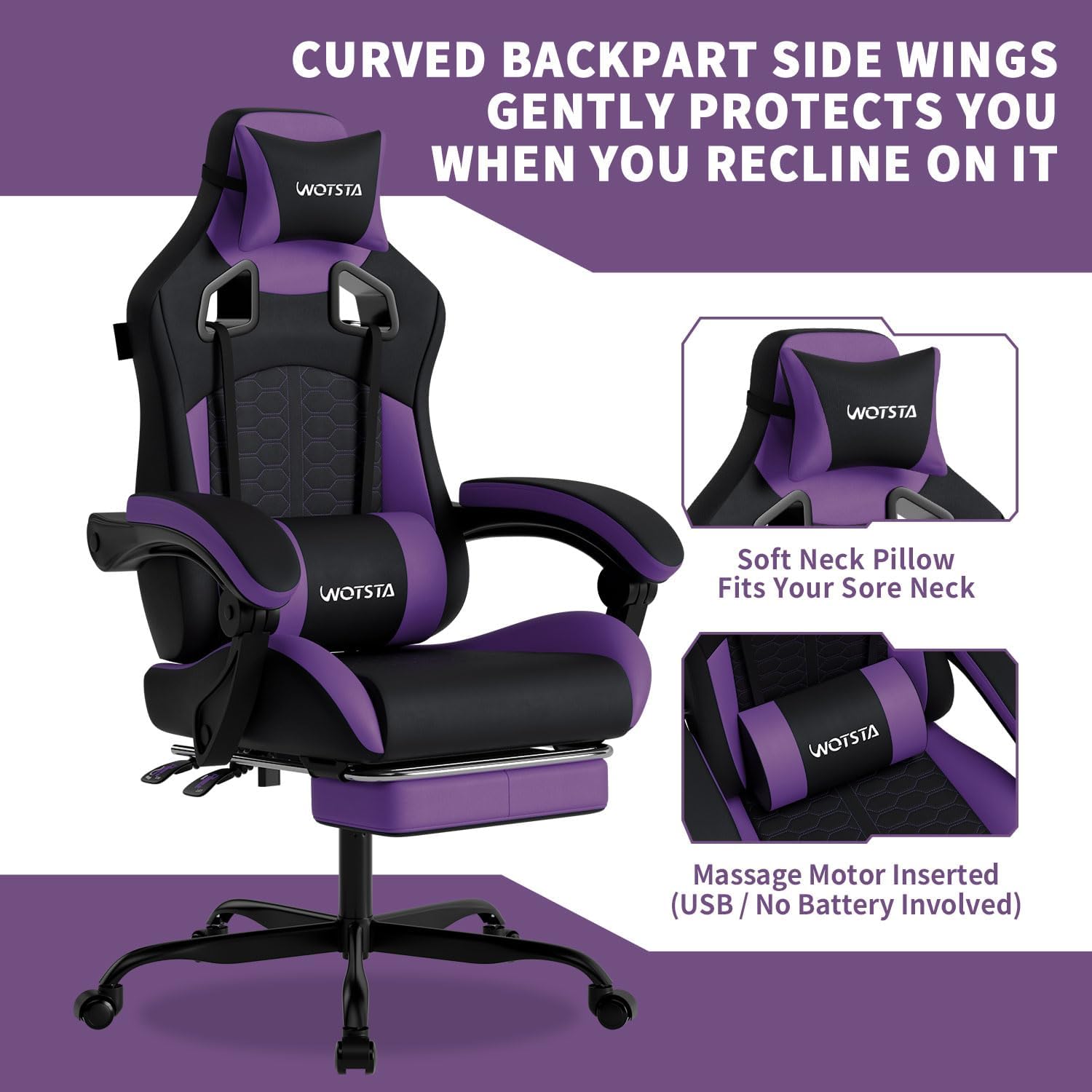 Gaming Chair with Massage,Ergo - đánh giá và giá Sofas